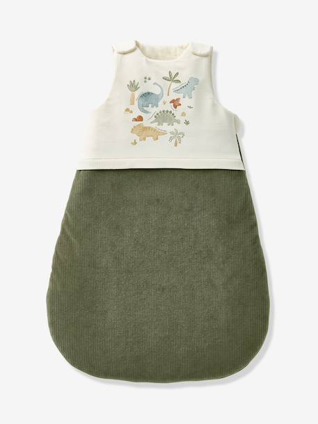 Gigoteuse hiver manches longues amovibles bi-matière MINISAURUS olive 5 - vertbaudet enfant 