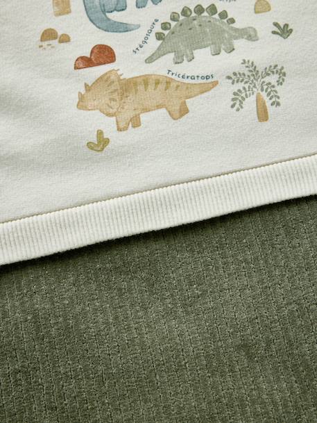 Gigoteuse hiver manches longues amovibles bi-matière MINISAURUS olive 7 - vertbaudet enfant 
