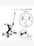 Trottinette évolutive - Deluxe lights eco-logic 360° - beige 5 - vertbaudet enfant 