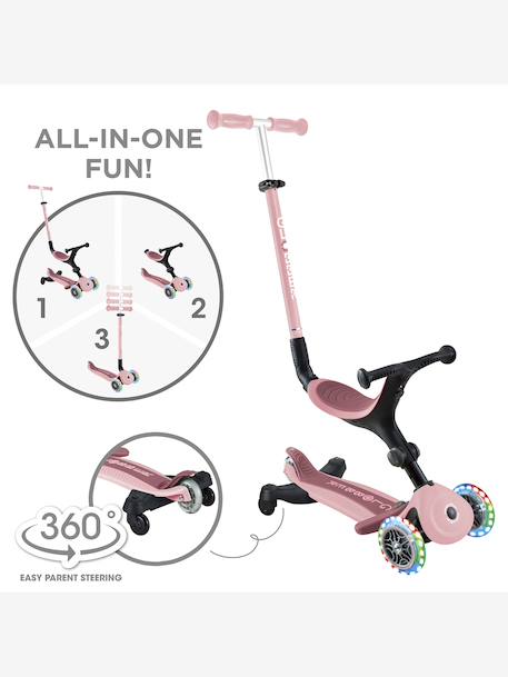 Trottinette évolutive - Go Up Active Lights 360°- rose 5 - vertbaudet enfant 