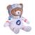 Peluche ours astronaute- gaston astronaute - 40 cm Blanc 4 - vertbaudet enfant 