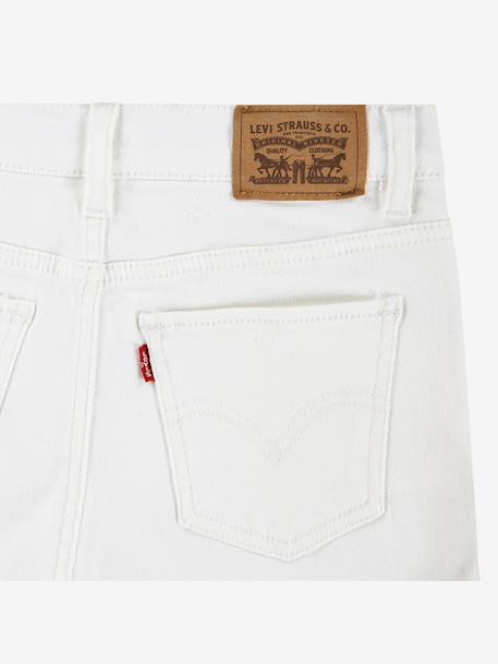 Short en jean Girlfriend shorts LEVI'S bleu+denim bleached+écru 18 - vertbaudet enfant 
