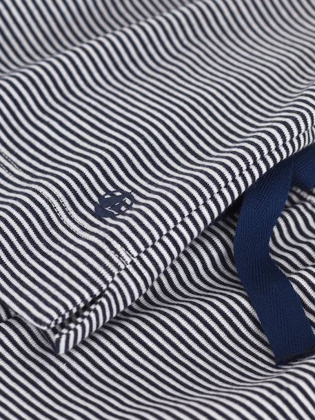 Pyjama enfant manches courtes jambes amples rayé marine 4 - vertbaudet enfant 
