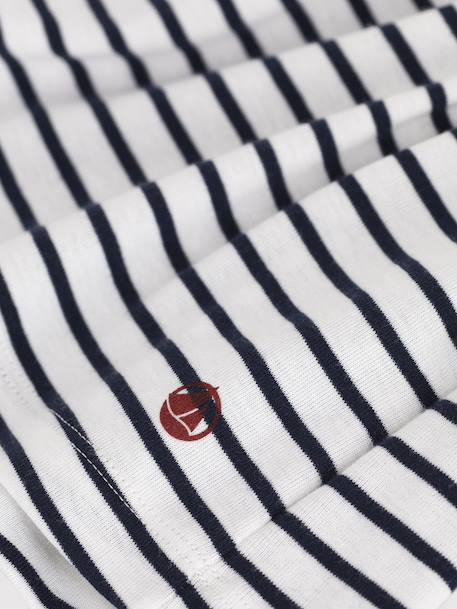 Robe à rayures enfant en coton marine 3 - vertbaudet enfant 