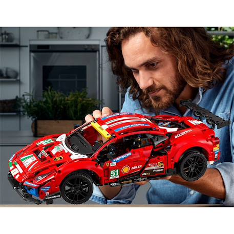 Ferrari 488 gte 'af corse #51' 42125 Rouge 6 - vertbaudet enfant 