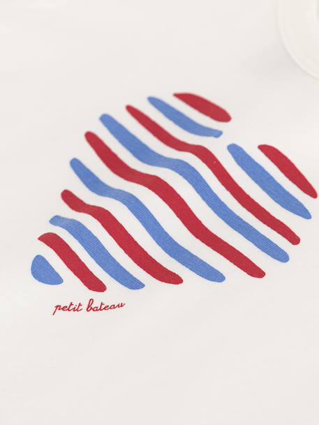 Tee-shirt bébé manches courtes blanc 2 - vertbaudet enfant 