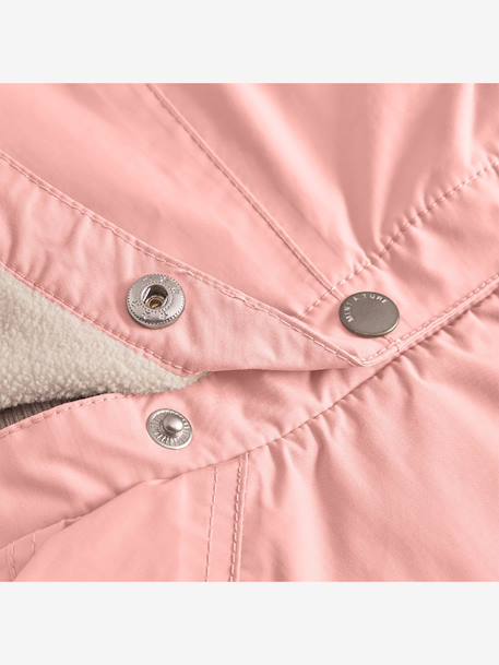 Veste mi-saison bébé MATWAI avec doublure polaire bois de rose+marron+sable 6 - vertbaudet enfant 