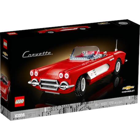 Icons chrevrolet corvette 10321 Rouge 1 - vertbaudet enfant 