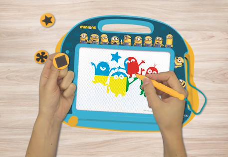Ardoise magique minions Bleu 2 - vertbaudet enfant 