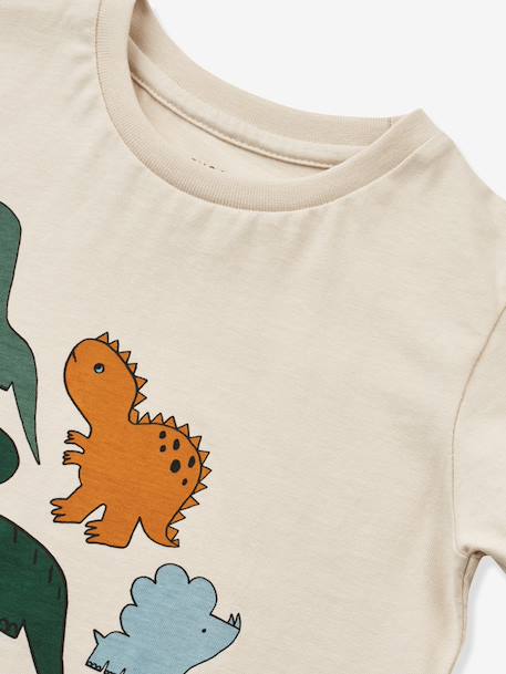 Tee-shirt imprimé à manches courtes Apia beige 3 - vertbaudet enfant 