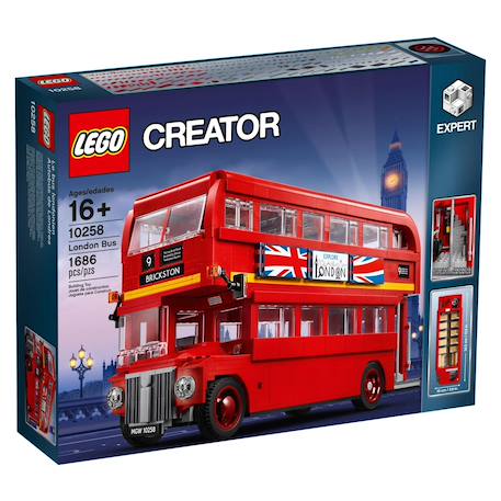 Creator expert - le bus londonien 10258 Rouge 1 - vertbaudet enfant 
