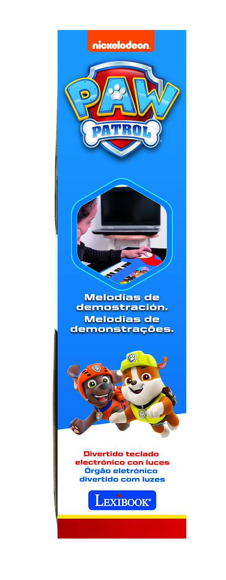 Piano électronique la pat patrouille avec effets lumineux et microphone Bleu 6 - vertbaudet enfant 