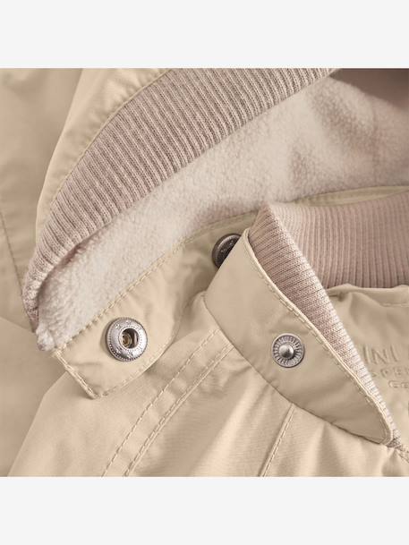 Veste mi-saison bébé MATWAI avec doublure polaire bois de rose+marron+sable 24 - vertbaudet enfant 