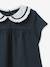 Robe maille piquée bébé en coton bio bleu ardoise 3 - vertbaudet enfant 