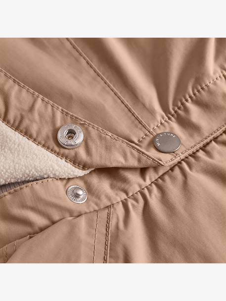 Veste mi-saison bébé MATWAI avec doublure polaire bois de rose+marron+sable 16 - vertbaudet enfant 