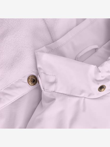 Veste mi-saison imperméable fille avec doublure polaire MATALGEA bois de rose+lilas poudré+rose poudré+vert sauge 23 - vertbaudet enfant 