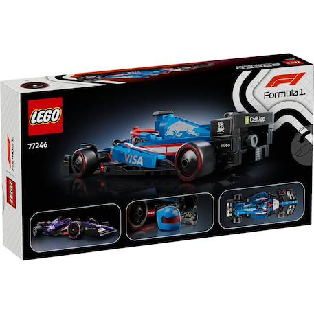 Lego speed champions - voiture f1 visa cash app rb vcarb 01 - 77246 Multicolore 6 - vertbaudet enfant 