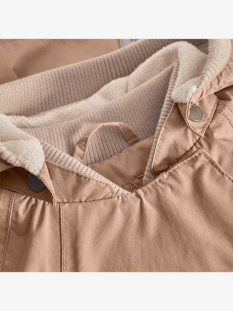 Veste mi-saison bébé MATWAI avec doublure polaire bois de rose+marron+sable 14 - vertbaudet enfant 