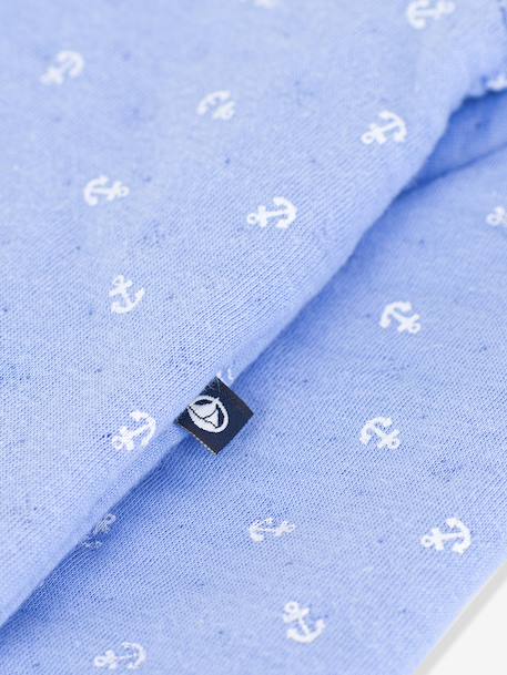 Combinaison longue bébé imprimée petites ancres bleu 3 - vertbaudet enfant 