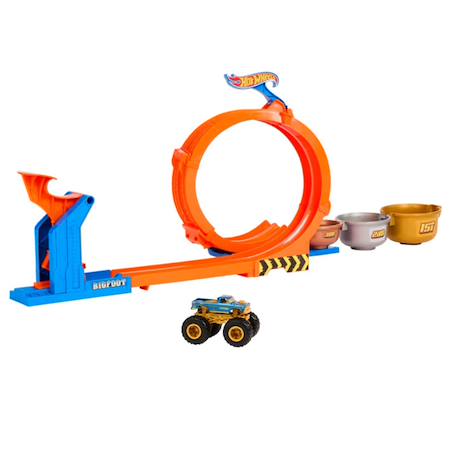 Hot wheels-défi du trophée tournez-et-renversez-coffret avec camion Multicolore 4 - vertbaudet enfant 
