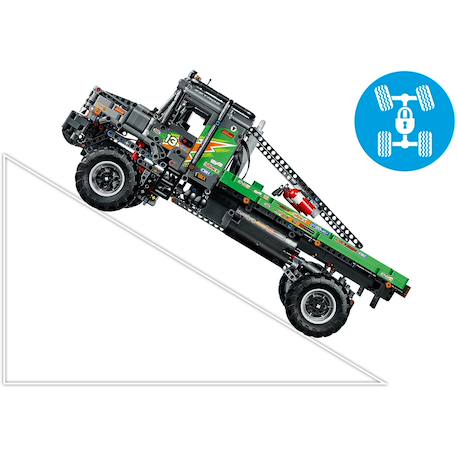 Technic le camion d'essai 4x4 mercedes-benz zetros 42129 Multicolore 4 - vertbaudet enfant 