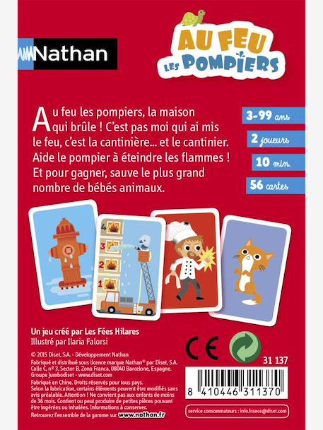Jeu Au feu les pompiers multicolore 3 - vertbaudet enfant 