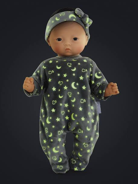 Pyjama brille dans la nuit & bandeau pour poupon gris 2 - vertbaudet enfant 