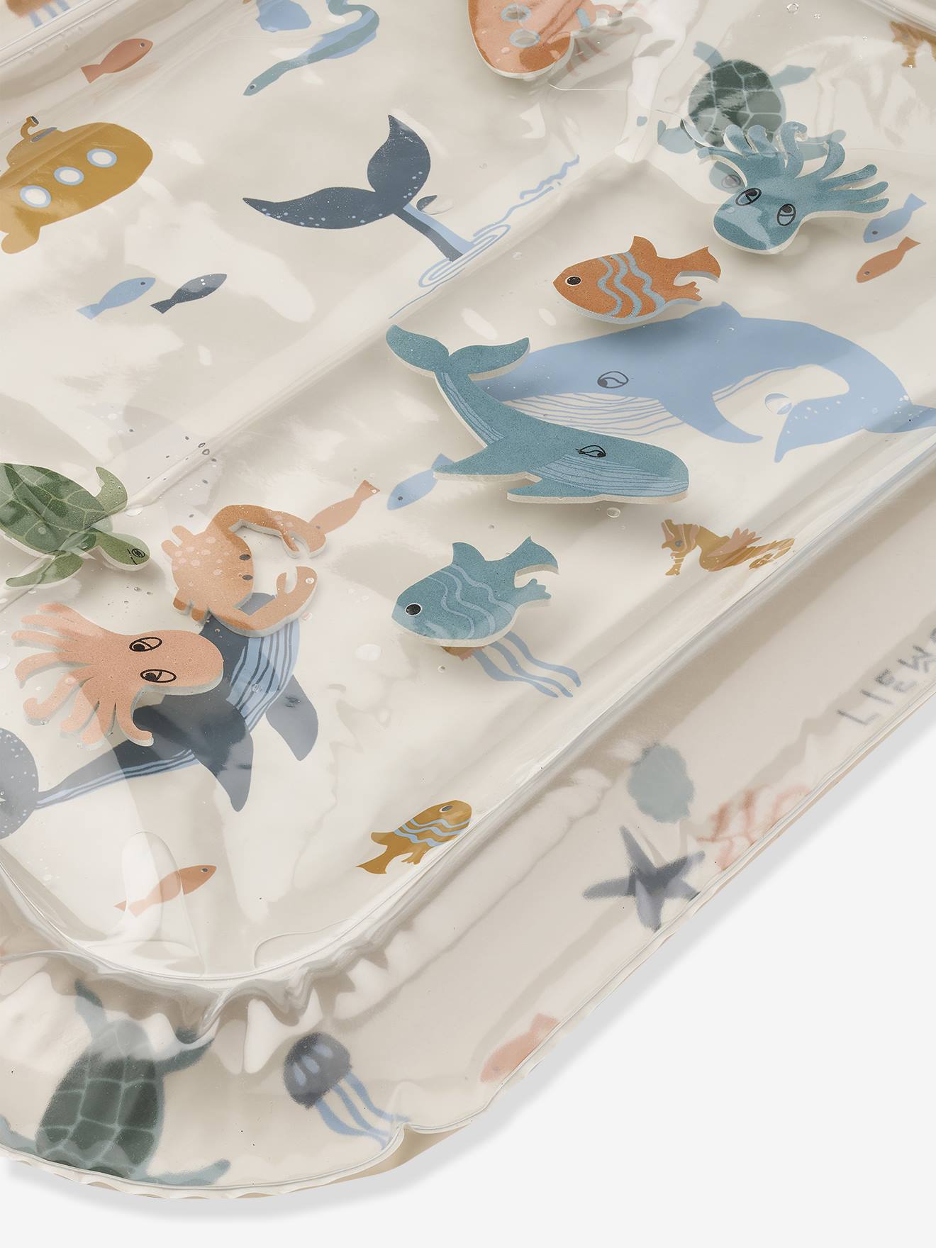 Tapis D'Eau Poisson Vertbaudet - Jeu Sensoriel Gonflable Pour Bébés Et Enfants