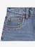 Short en jean Girlfriend shorts LEVI'S bleu+denim bleached 4 - vertbaudet enfant 