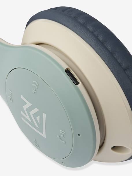Casque sans fil imprimé Quinn bleu+rose 4 - vertbaudet enfant 