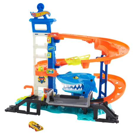 Hot wheels coffret l'attaque du requin Multicolore 2 - vertbaudet enfant 