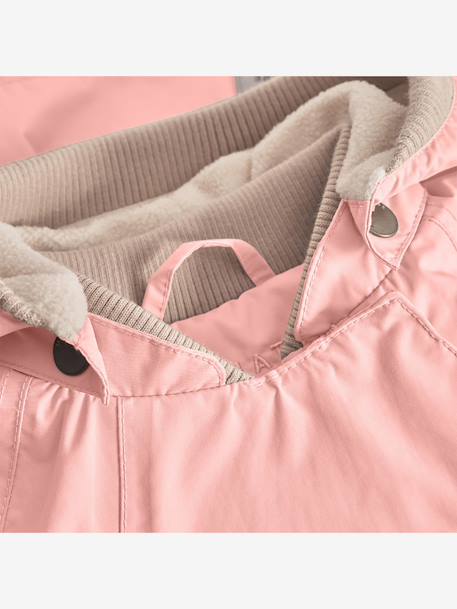 Veste mi-saison bébé MATWAI avec doublure polaire bois de rose+marron+sable 4 - vertbaudet enfant 