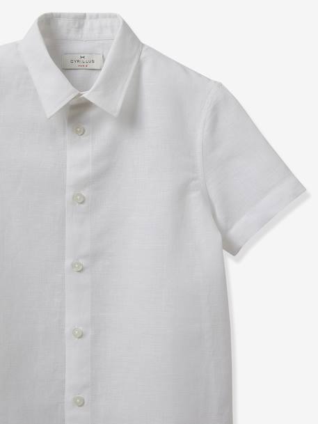 Chemisette garçon collection fêtes et mariages écru 3 - vertbaudet enfant 