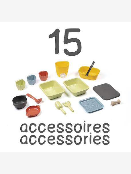 Cuisine Mud Kitchen multicolore 7 - vertbaudet enfant 