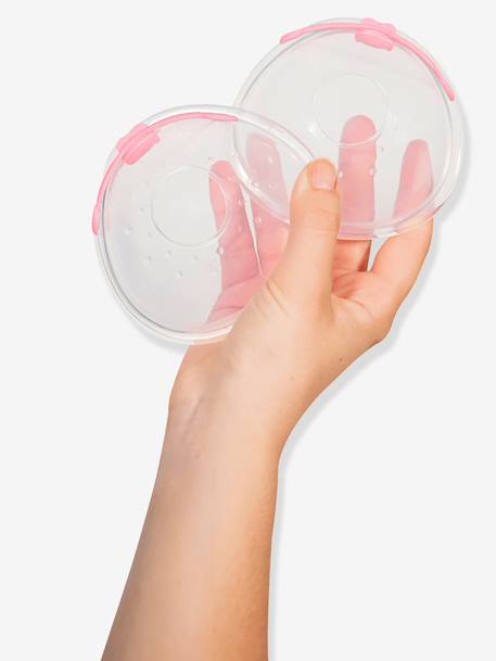 Coupelles recueil-lait transparent 1 - vertbaudet enfant 