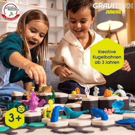 Gravitrax junior - circuit de billes - jeu de construction créatif Jaune 4 - vertbaudet enfant 