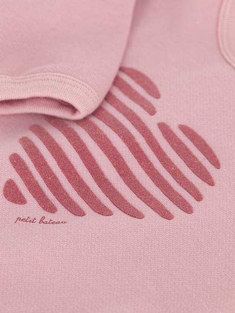 Sweat bébé en coton uni rose 3 - vertbaudet enfant 