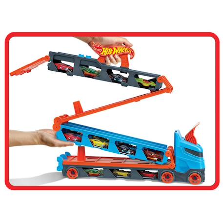 Hot wheels super transporteur extensible Multicolore 3 - vertbaudet enfant 