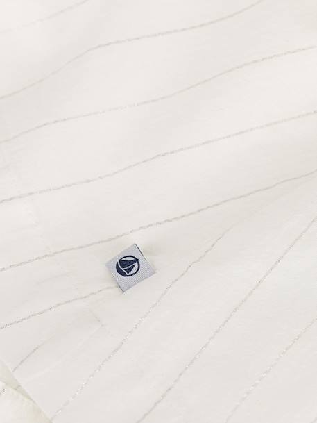 Robe enfant en coton manches courtes blanc 4 - vertbaudet enfant 