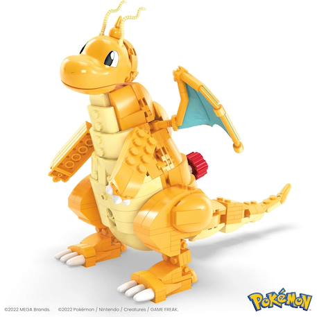 Mega pokémon - coffret construction dracolosse de 388 pièces Jaune 5 - vertbaudet enfant 