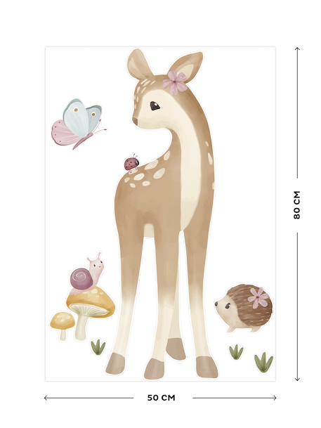 Sticker mural - Fairy Garden multicolore 4 - vertbaudet enfant 