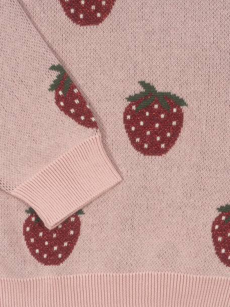 Pull en maille rose 4 - vertbaudet enfant 