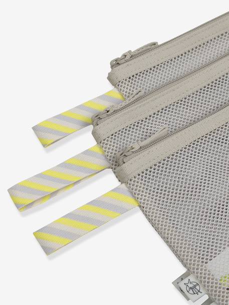 Set de 3 pochettes Mesh LÄSSIG beige 3 - vertbaudet enfant 