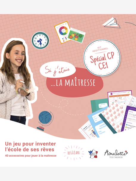 Si j'étais la maîtresse KIT CP CE1 rose poudré 3 - vertbaudet enfant 