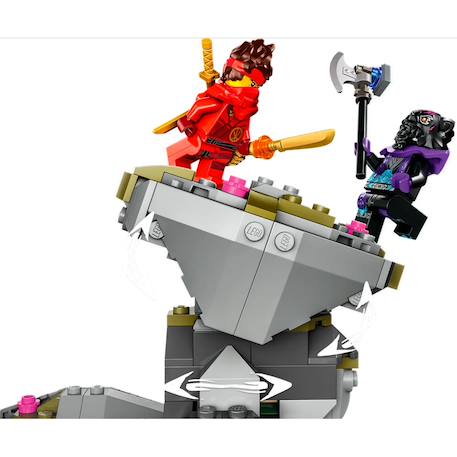 Lego ninjago - le sanctuaire de la roche du dragon - 71819 Multicolore 5 - vertbaudet enfant 