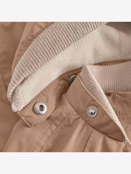 Veste mi-saison bébé MATWAI avec doublure polaire bois de rose+marron+sable 18 - vertbaudet enfant 