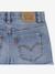 Short en jean Girlfriend shorts LEVI'S bleu+denim bleached 6 - vertbaudet enfant 
