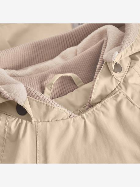 Veste mi-saison bébé MATWAI avec doublure polaire bois de rose+marron+sable 23 - vertbaudet enfant 