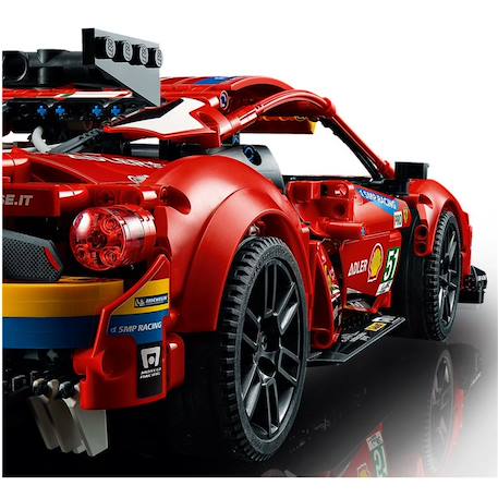 Ferrari 488 gte 'af corse #51' 42125 Rouge 4 - vertbaudet enfant 
