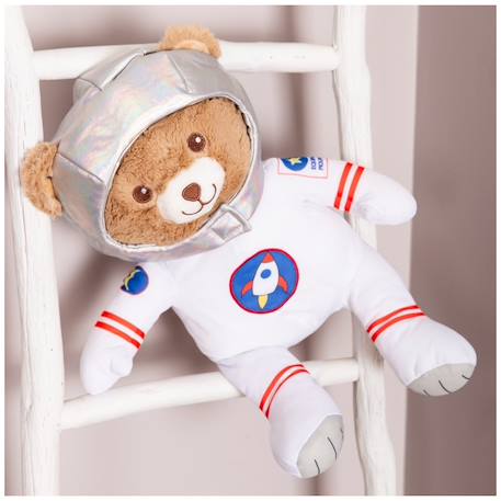 Peluche ours astronaute- gaston astronaute - 40 cm Blanc 3 - vertbaudet enfant 